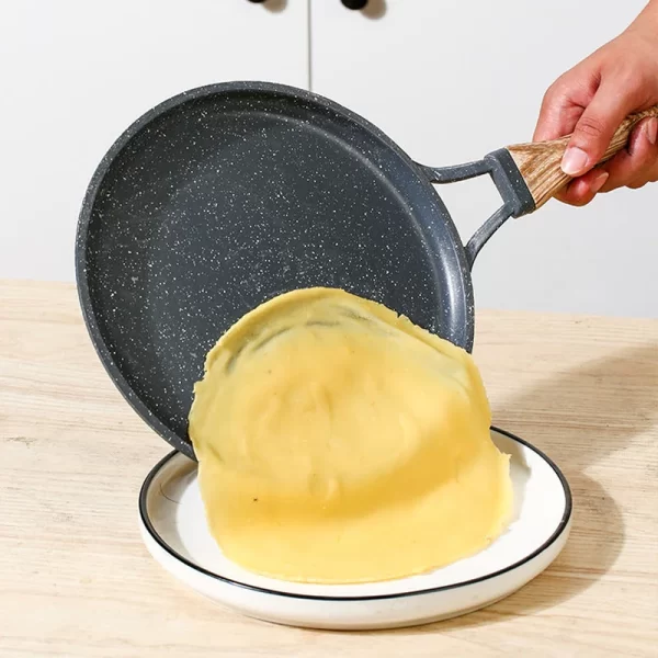 Medical Stone Frying Pan Non-stick Cast Iron Pancake Pan Omelet Pot